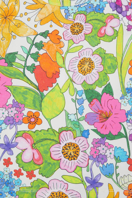 Princess Highway Kids - Cottage Kids Floral SS Tee - cream