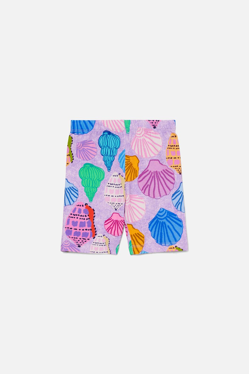 Princess Highway Kids - Shells Kids Bike Short - lilac