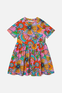 Princess Highway Kids - Paisley Floral Kids Dress - pink
