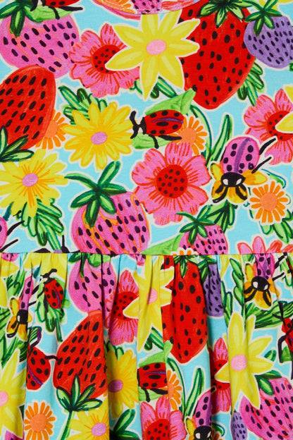 Princess Highway Kids - Ladybug Kids Dress - blue