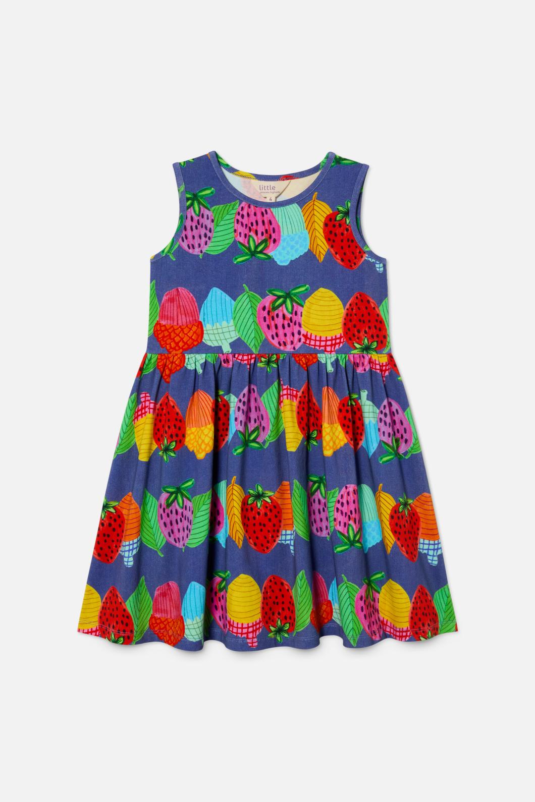 Princess Highway Kids - Acorn Kids Dress - blue