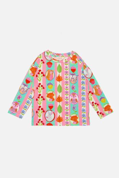Princess Highway Kids - Woodland Stripe Kids LS Tee - multi