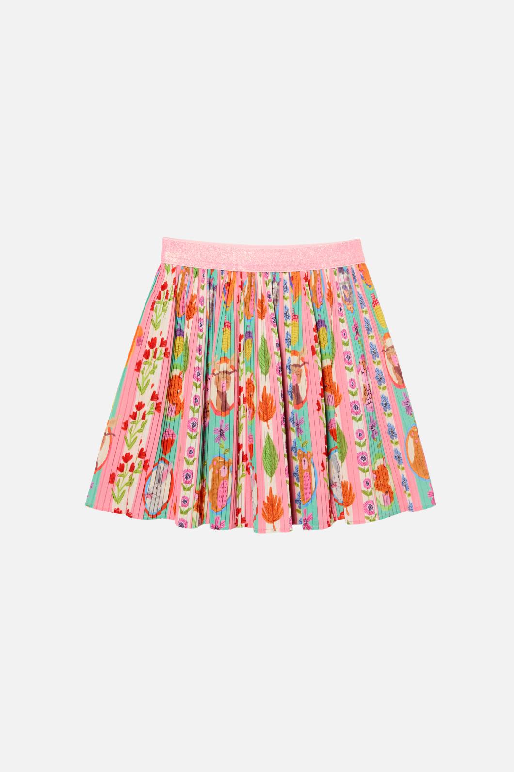 Princess Highway Kids - Woodland Kids Pleat Skirt - multi