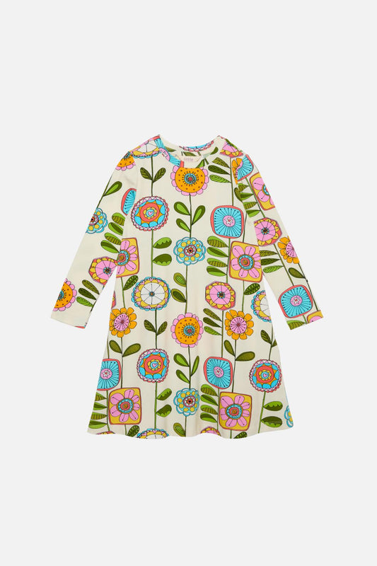 Princess Highway Kids - Wallpaper Kids Jersey Dress - cream