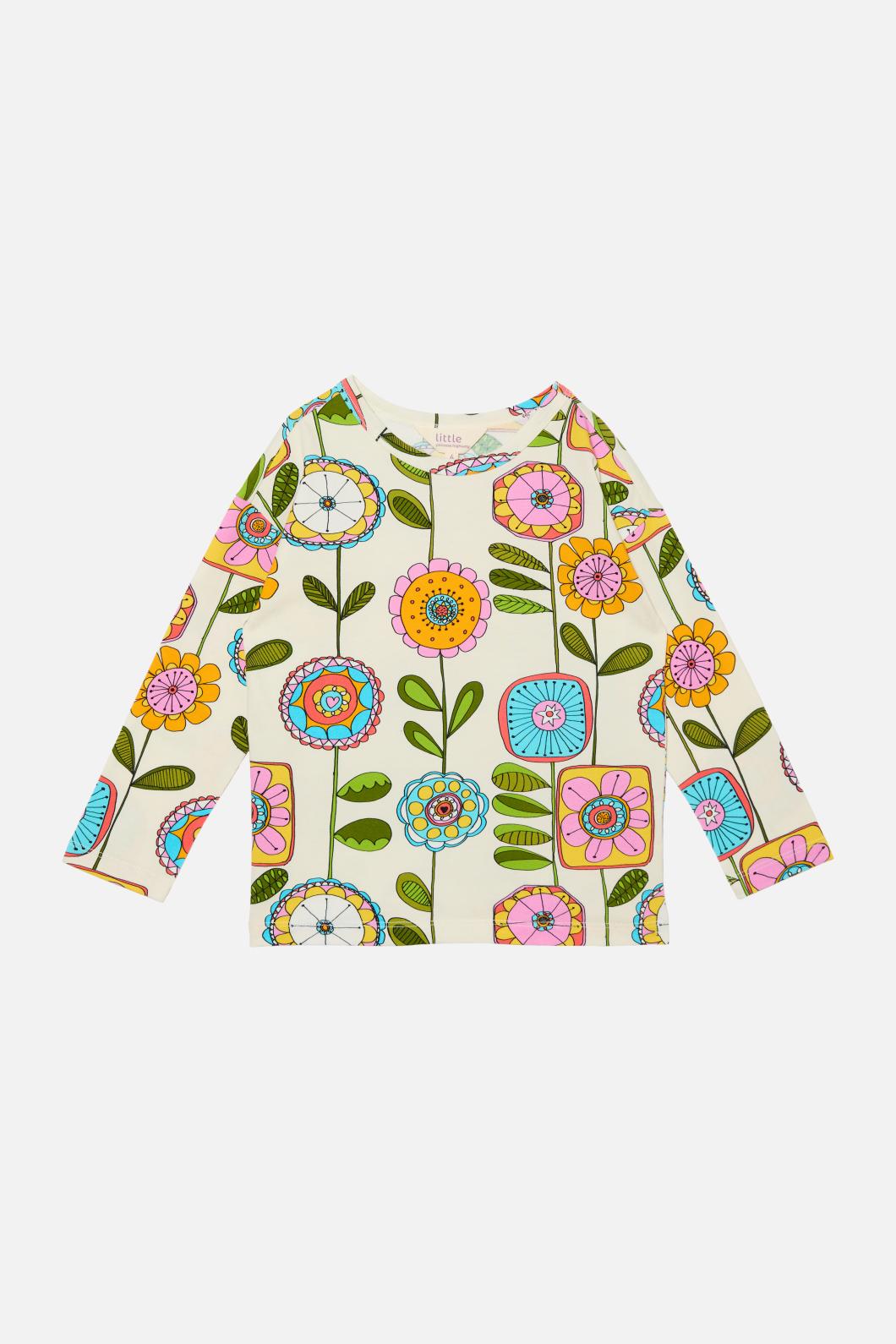 Princess Highway Kids - Wallpaper Kids LS Tee - cream