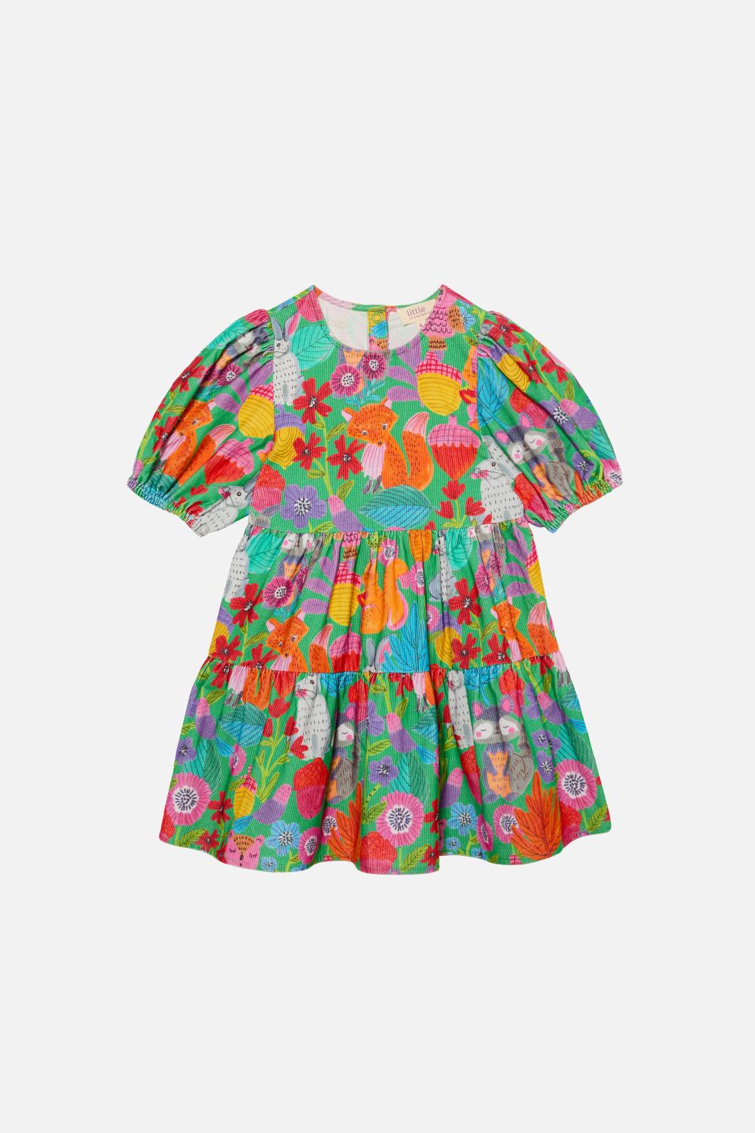 Princess Highway Kids - Woodland Kids Cord Dress - green