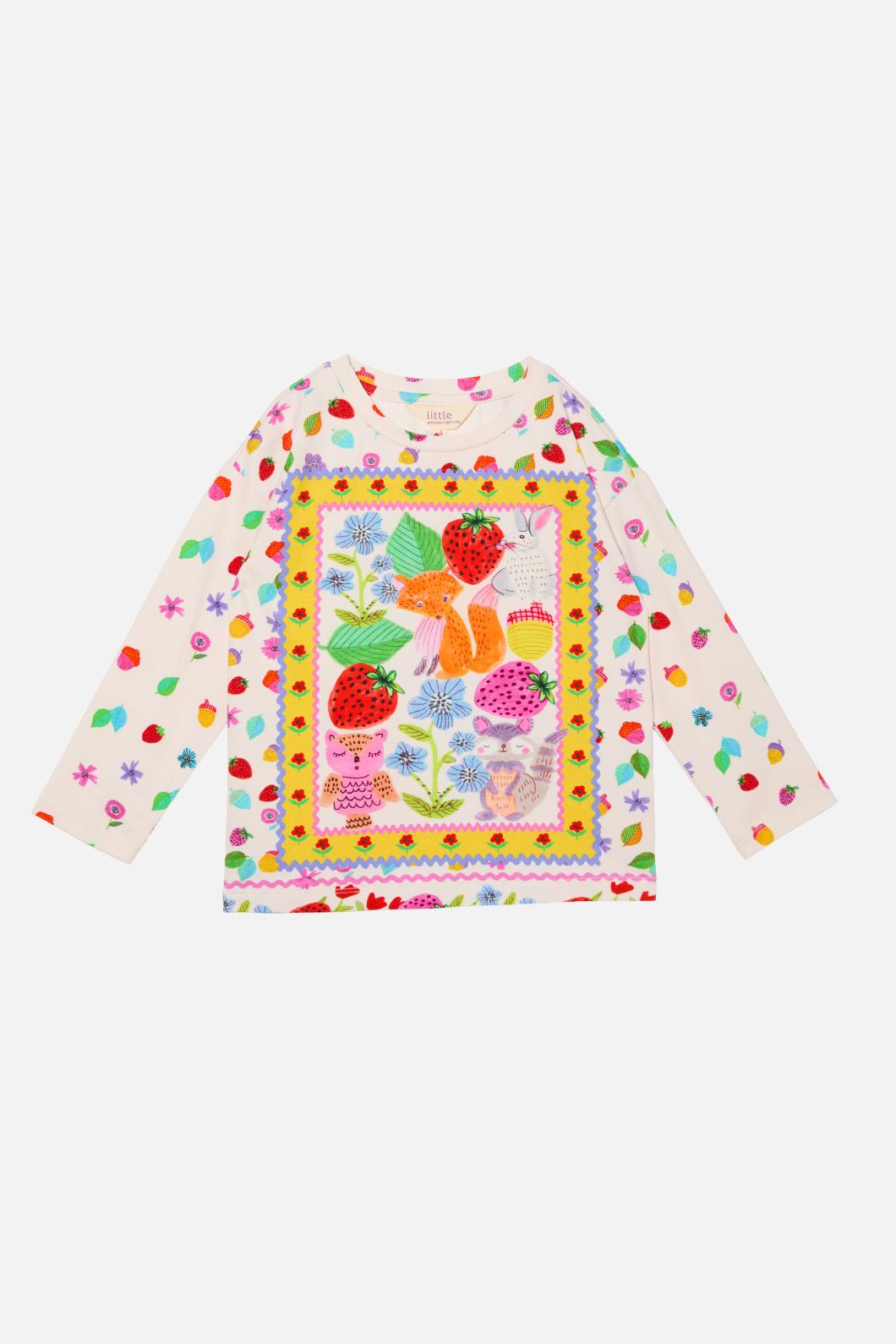 Princess Highway Kids - Scarf Kids LS Tee - cream