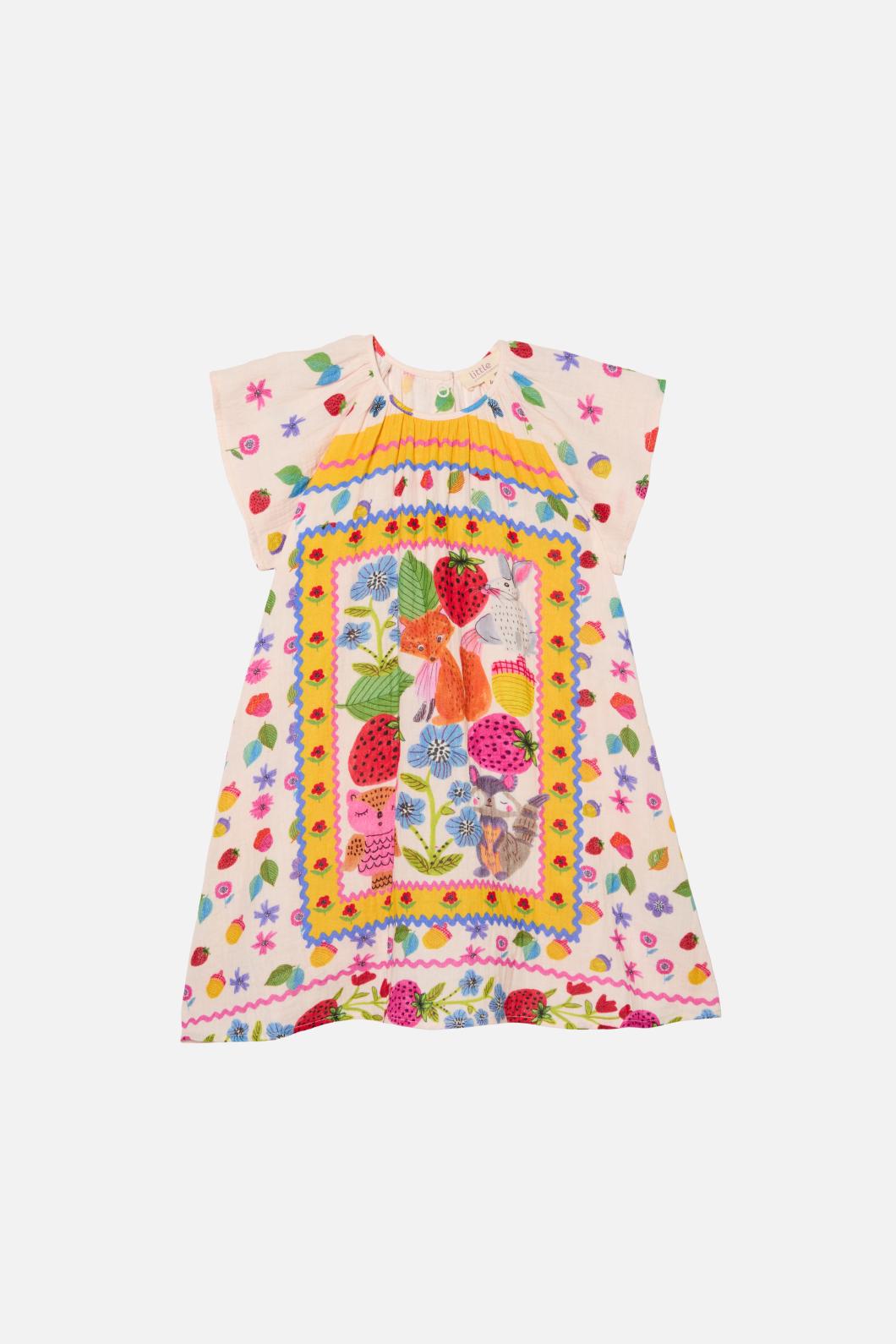 Princess Highway Kids - Scarf Kids Dress - cream