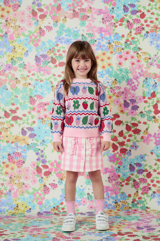 Princess Highway Kids - Garden Stripe Kids Knit - multi