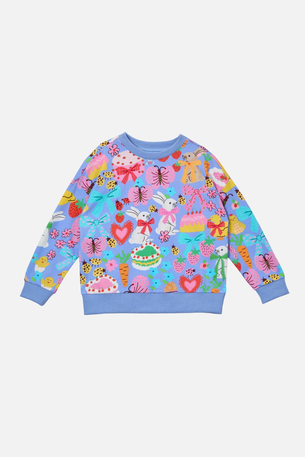 Princess Highway Kids - Bunny Love Kids Sweater - blue