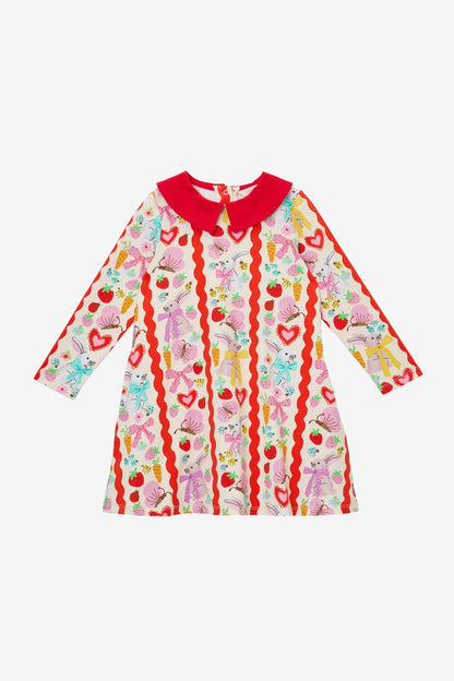 Princess Highway Kids - Bunny Stripe Kids Dress - multi