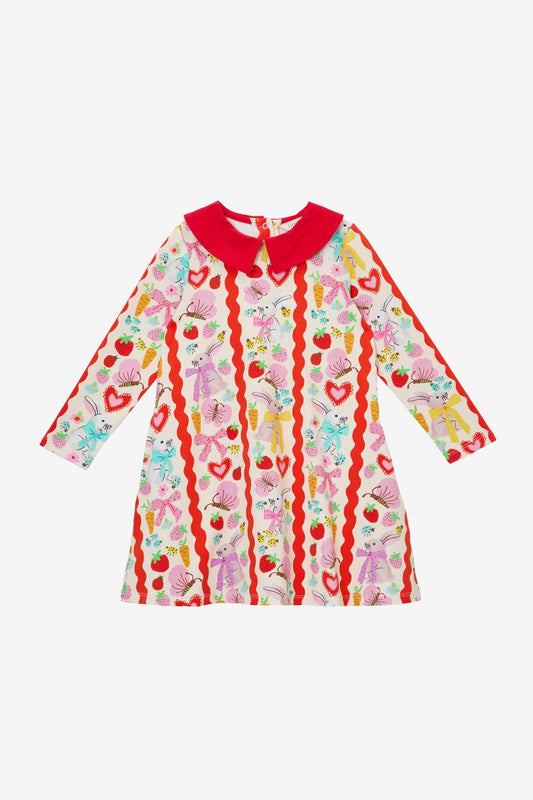 Princess Highway Kids - Bunny Stripe Kids Dress - multi