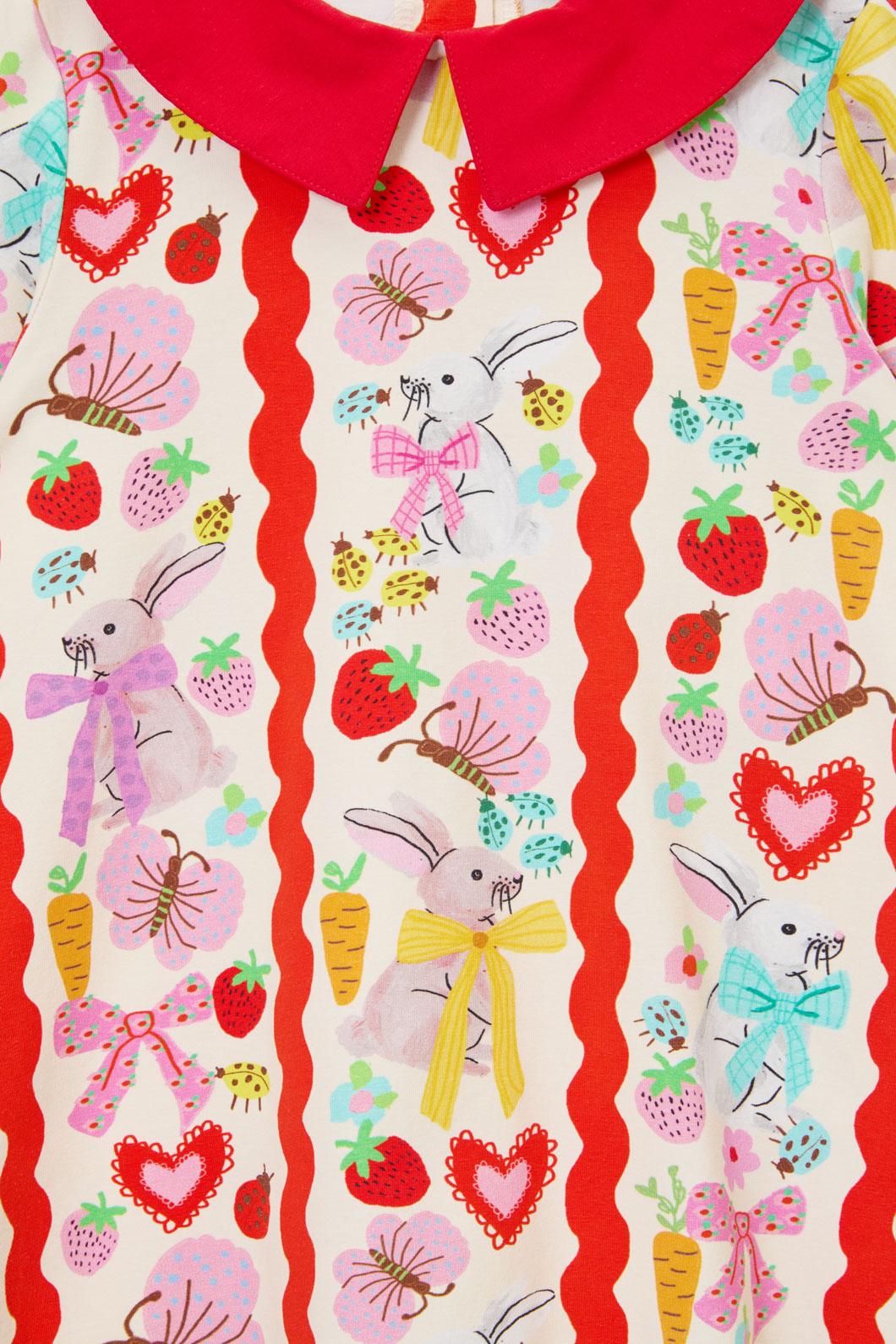 Princess Highway Kids - Bunny Stripe Kids Dress - multi