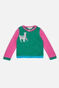 Princess Highway Kids - Llama Kids Cardigan - multi