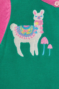 Princess Highway Kids - Llama Kids Cardigan - multi