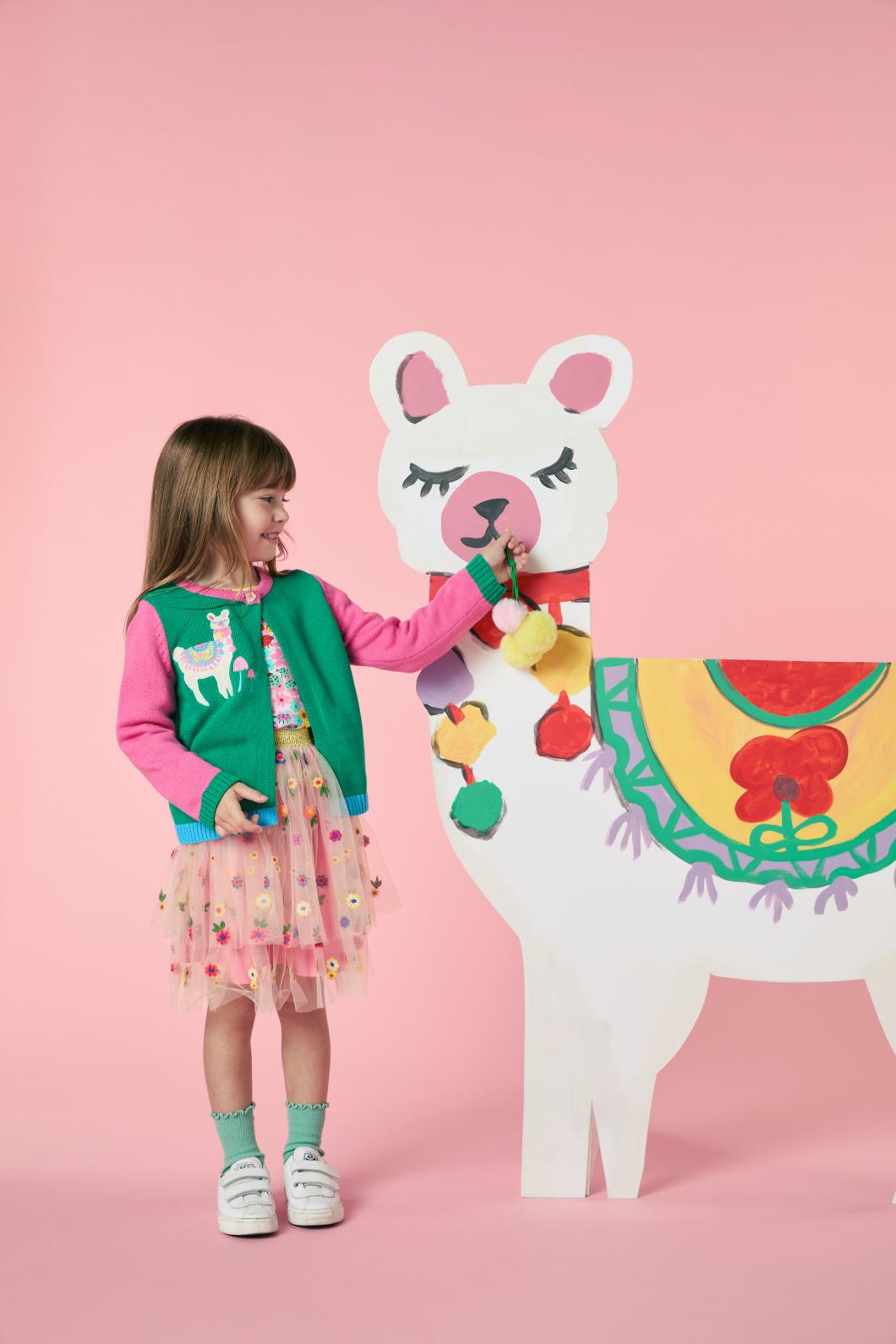 Princess Highway Kids - Llama Kids Cardigan - multi