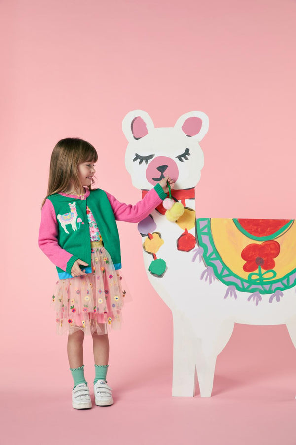 Princess Highway Kids - Llama Kids Cardigan - multi