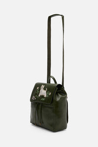 Princess Highway - Terrier Dog Backpack - forest