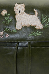 Princess Highway - Terrier Dog Backpack - forest