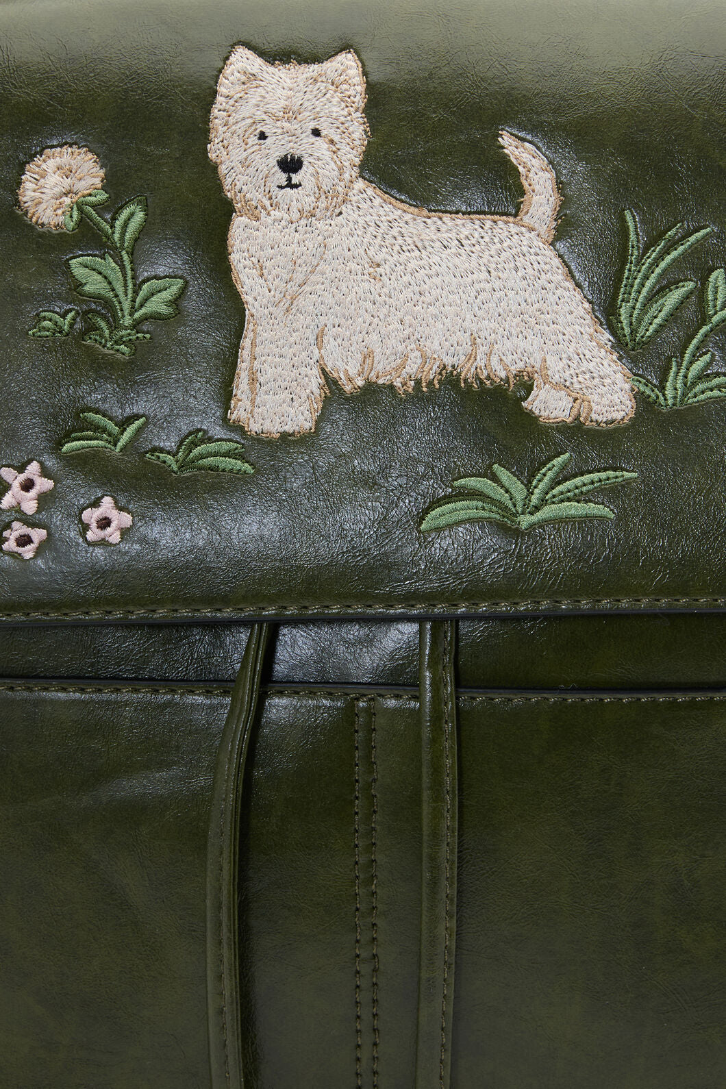 Princess Highway - Terrier Dog Backpack - forest