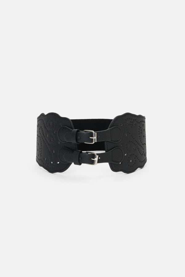 Princess Highway - Cut Out Waist Belt - black