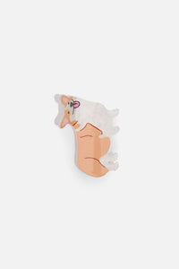 Princess Highway - Corgi Claw Clip - tan