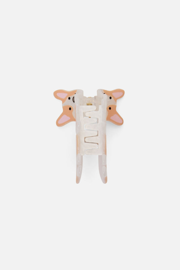 Princess Highway - Corgi Claw Clip - tan