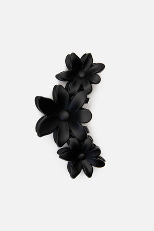 Princess Highway - Black Daisy Claw Clip - black