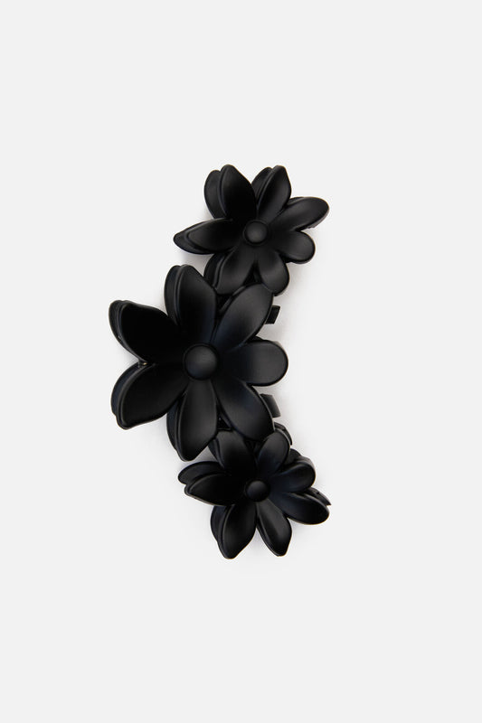 Princess Highway - Black Daisy Claw Clip - black