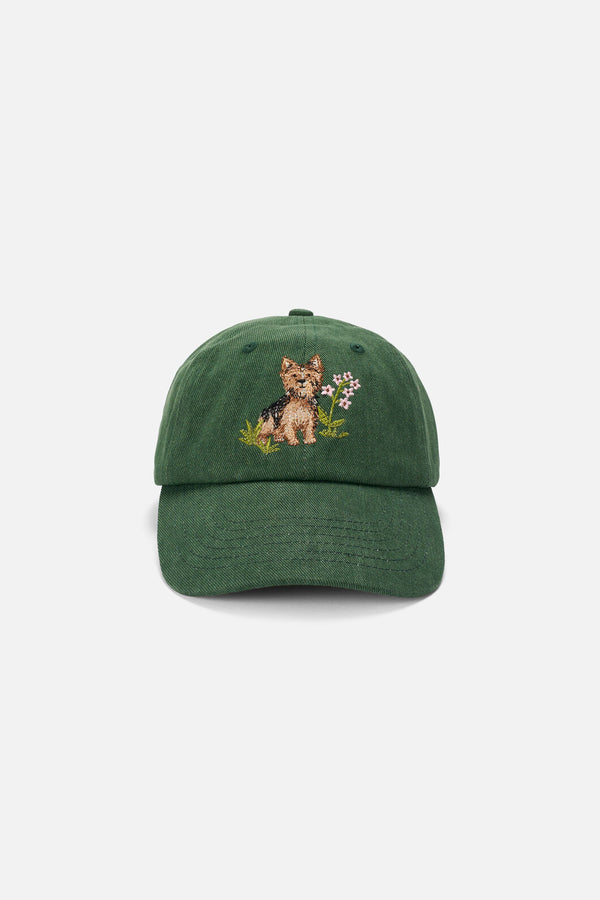 Princess Highway - Dog Embroidery Cap - olive