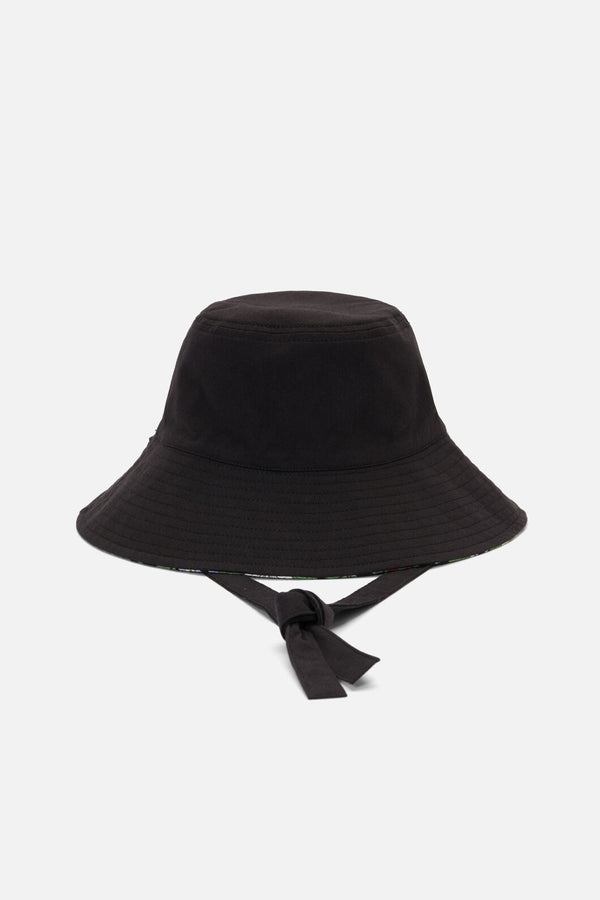Princess Highway - Floral Field Reversible Hat - black