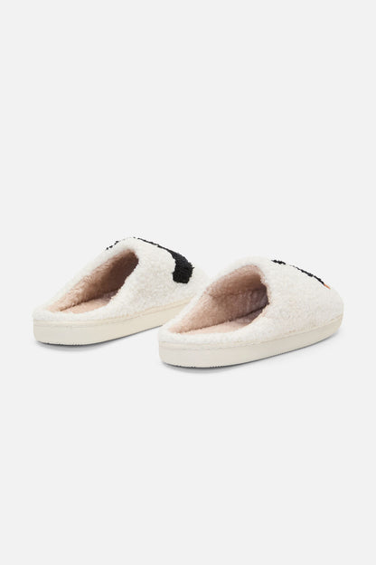 Princess Highway - Dachshund Slippers - white