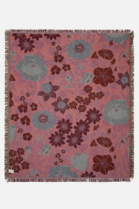 Princess Highway - Floral Fields Throw - black