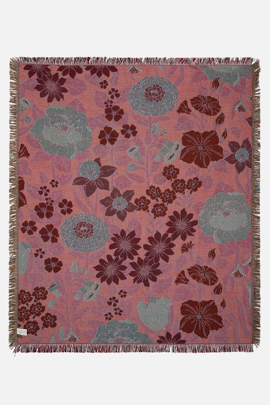 Princess Highway - Floral Fields Throw - black