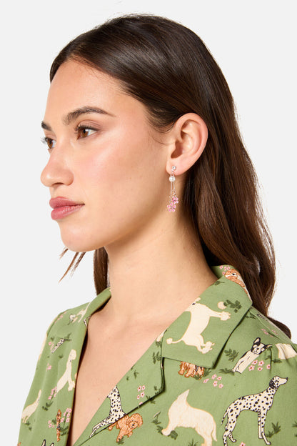 Princess Highway - Blossom Drop Earrings - pink