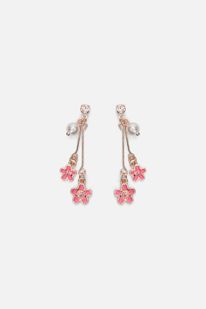 Princess Highway - Blossom Drop Earrings - pink