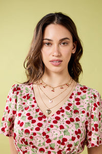 Princess Highway - Sweet Necklace Set - gold