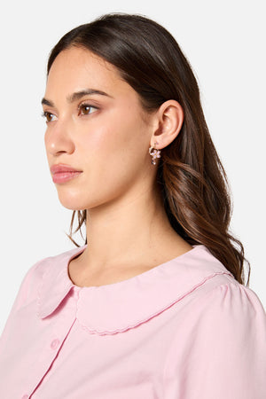 Princess Highway - Pretty Daisy Earrings - pink