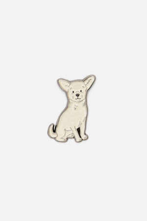 Princess Highway - Chihuahua Pin - white