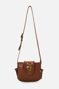 Princess Highway - Embroidered Bag - tan