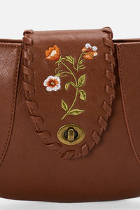 Princess Highway - Embroidered Bag - tan