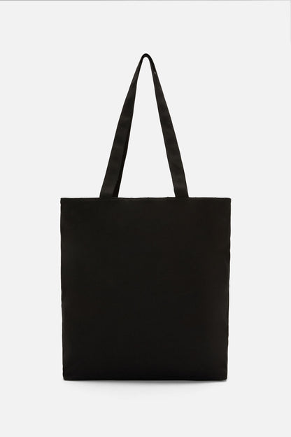 Princess Highway - Garden Embroidery Tote - black