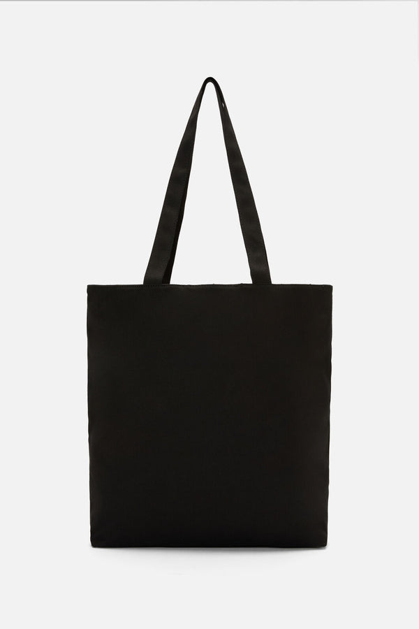 Princess Highway - Garden Embroidery Tote - black