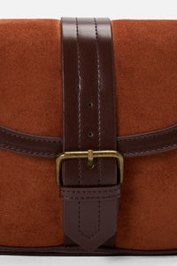 Princess Highway - Suede Look Vintage Bag - chocolate