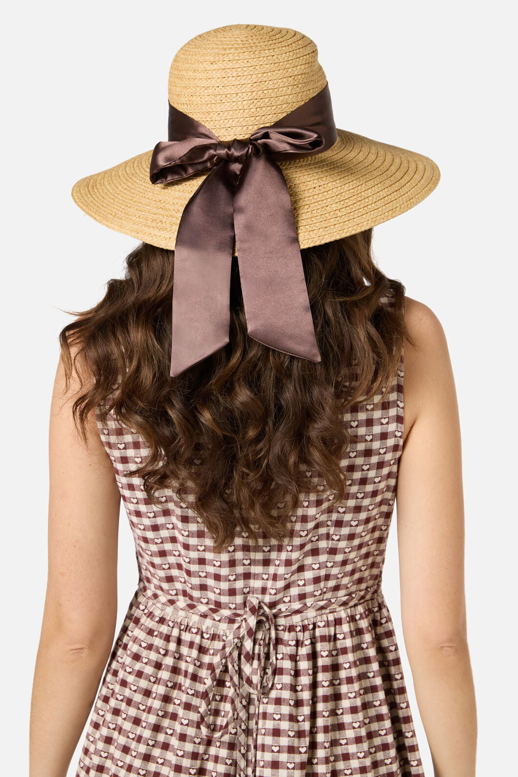 Princess Highway - Bow Hat with Ribbon - chocolate