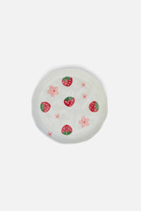 Princess Highway - Strawberry Cup & Saucer Set - white