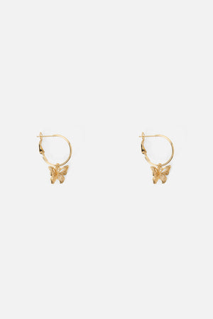 Princess Highway - Butterfly Sleeper Earrings - gold