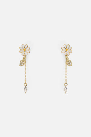 Princess Highway - Daisy & Butterfly Drop Earring - gold