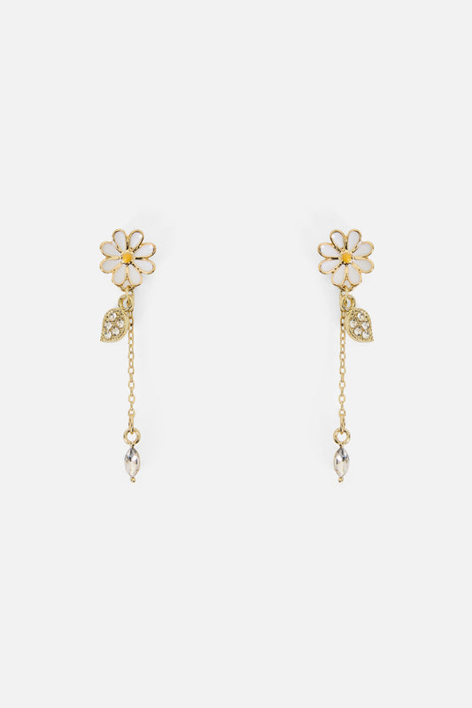 Princess Highway - Daisy & Butterfly Drop Earring - gold