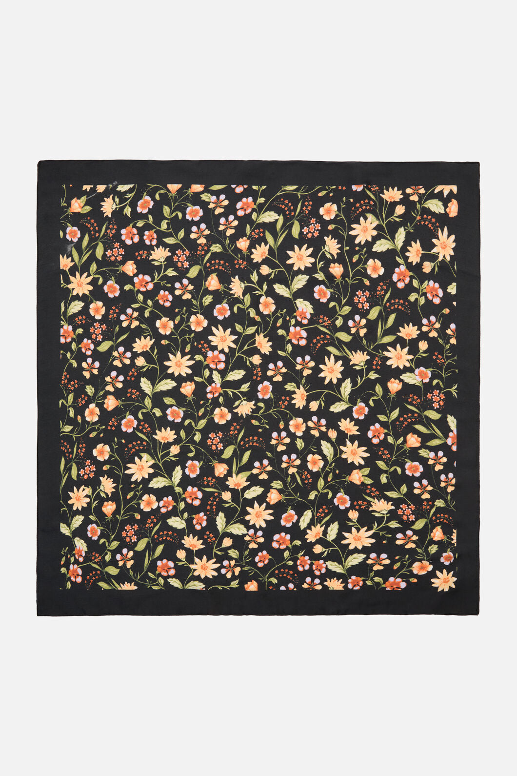 Princess Highway - Alyssa Square Satin Scarf - black